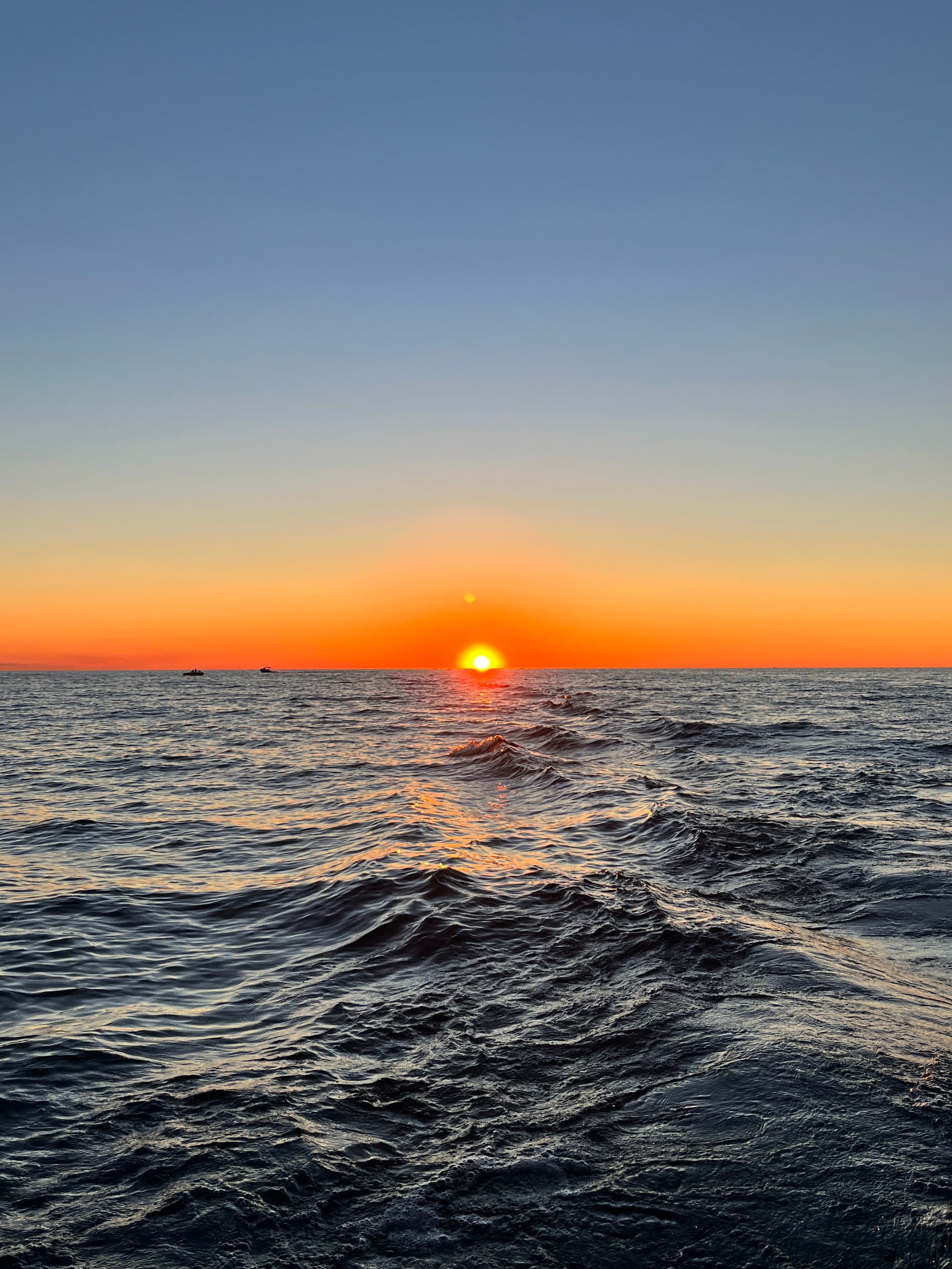 photo of Sunset over the water